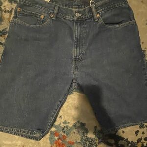 Levi's Dark Blue Jean Shorts